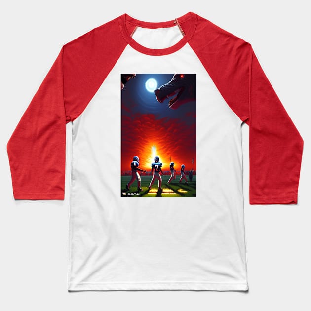 football Baseball T-Shirt by In Baghdad 